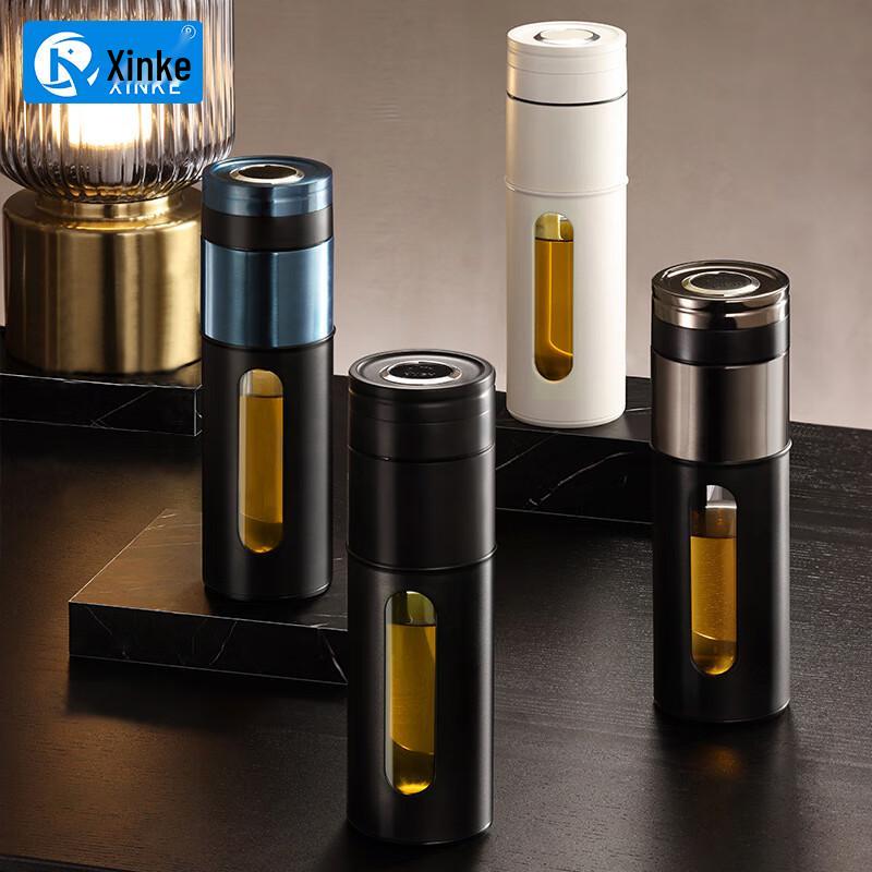 Xinke 420ml Double-Layer Tea Infuser Glass Cup