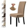 Elastic Stretch Chair Cover for Dining Room High Back & Universal High Elasticity Chair Cover Washable Spandex Chairs Slipcover
