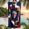 Bologna FC print Sneldrogende Strandlaken Microvezel Absorberend Draagbare Reis Zwemhanddoek