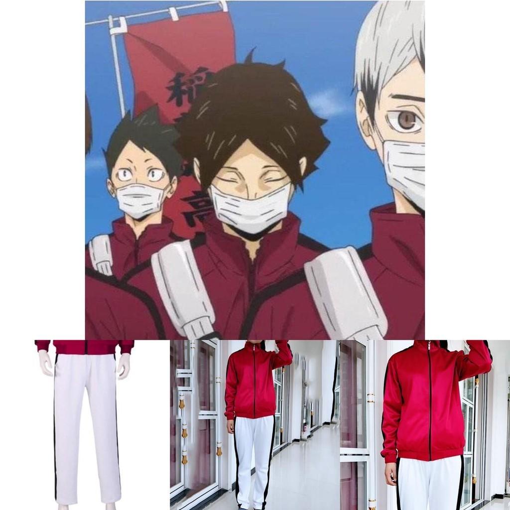 Stylish Haikyuu Miya Atsumu Cosplay Costume With Loose Fit And Mesh Lining