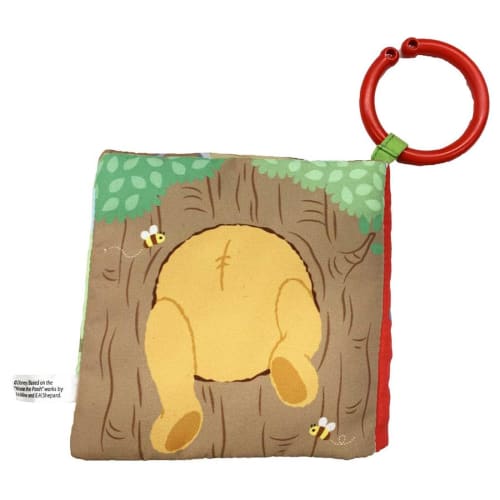 TAKARA TOMY Disney Dear Little Hands Turning and Crispy Peek-A-Boo Cloth Picture Book Winnie the Pooh
