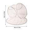 80x80cm Folding Mosquito Head Cover Portable Foldable Pop-up Cover Protection Sleeping Head Net For Adult Baby Face Protection