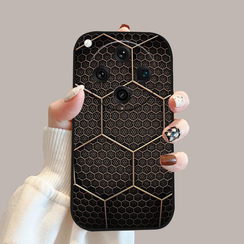 Stylish Phone Case For Oppo Find X8 Pro Coque PKC110 Silicone TPU Soft Cover For Oppo FindX8 5G Phone Shockproof Bumper Fundas