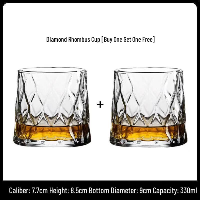 Star-Marked Whiskey Glass