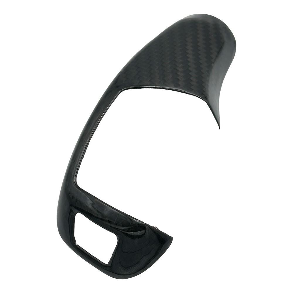 Real Carbon Fiber Gear Shift Knob and Base Trim Cover Set For BMW 2 3 4 Series