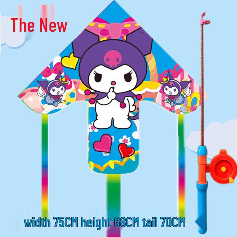 Weifang Traditional Handmade Fishing Rod Kite: Easy-to-Fly Outdoor Parent-Child Fun Kite for Adults & Children