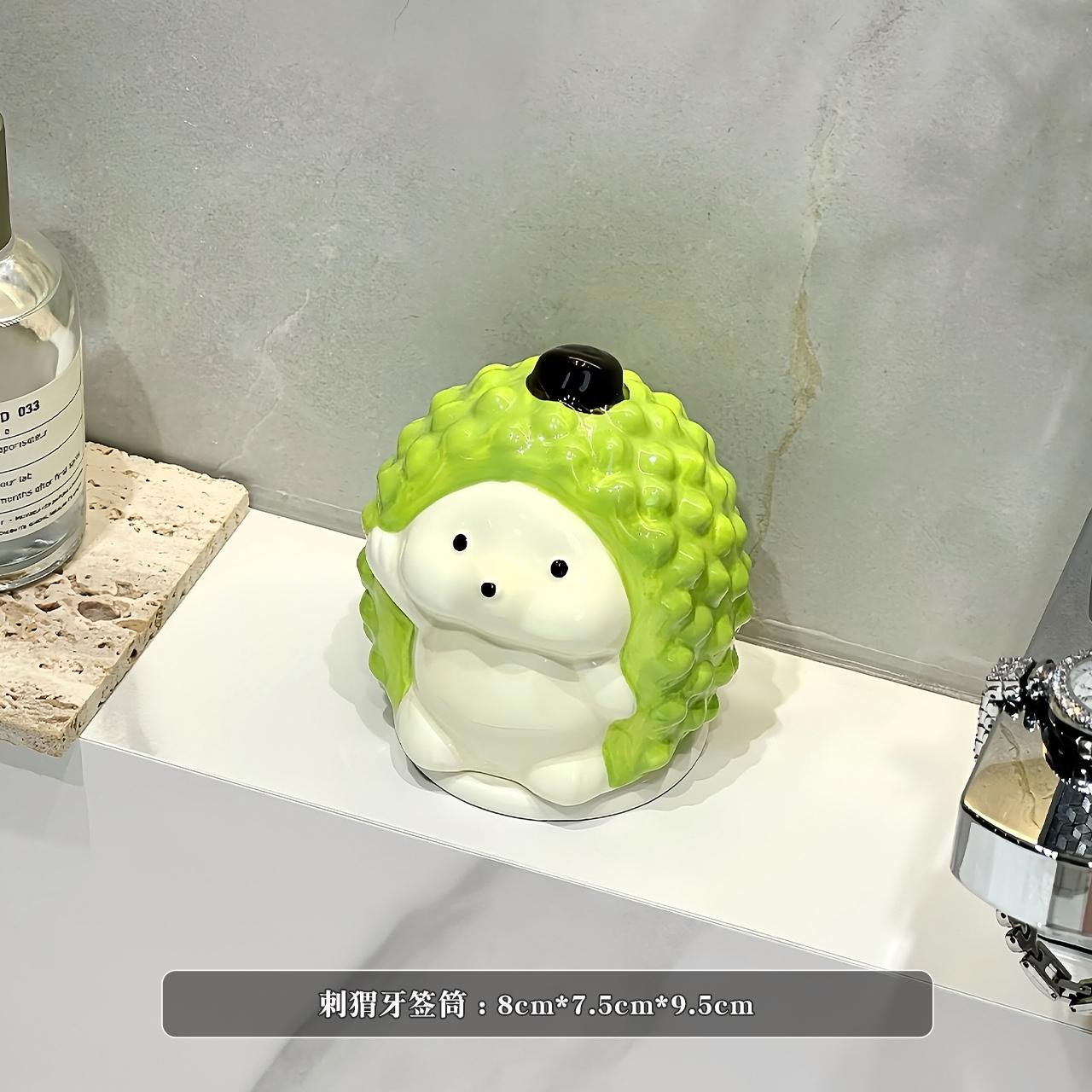 

Hedgehog creative ceramic hand sanitizer separately bottled household bathroom press bottle shower gel lotion bottle bathroom