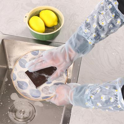 Waterproof Housework Cleaning Gloves Dishwashing Gloves for Kitchen Household