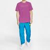 Jordan T Shirts Men's Fuchsia Crew Neck Moderate Straight Fit CJ6205-623