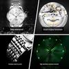 Oulishi Olevs Dual Calendar Automatic Mechanical Men's Watch - Popular Douyin Hot Seller