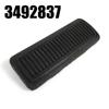 Black Brake Pedal Pad for Dodge For Ram 150 250 350 1984 1993 For Ramcharger 1989 1993 OEM Number 3492837 Direct Replacement