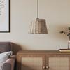 VidaXL Brown Ceiling Lamp Shade Ø30x20 Cm Wicker 364375