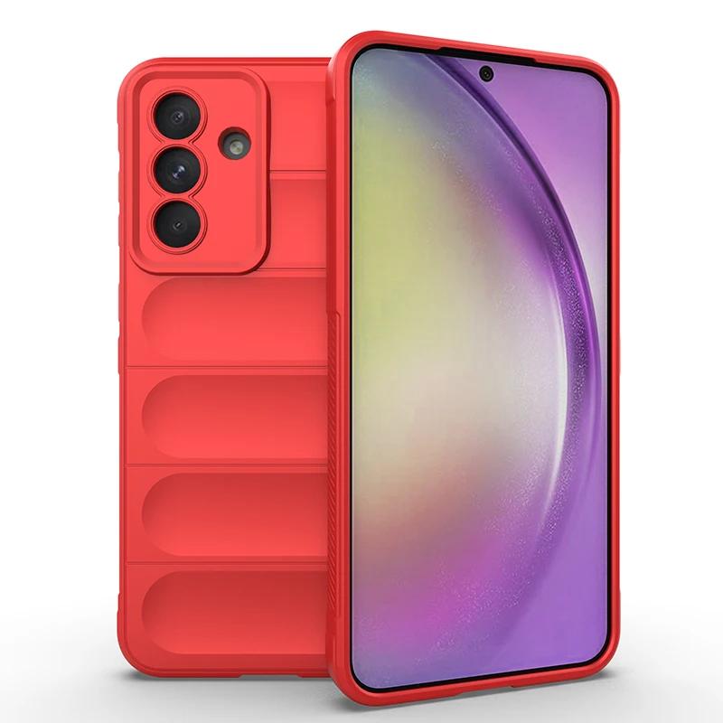 Case For Samsung Galaxy S25 S24 S23 S22 S21 Note 20 Ultra Plus S24FE S23FE S25Edge Luxury Silicone Shockproof Back Cover Coque