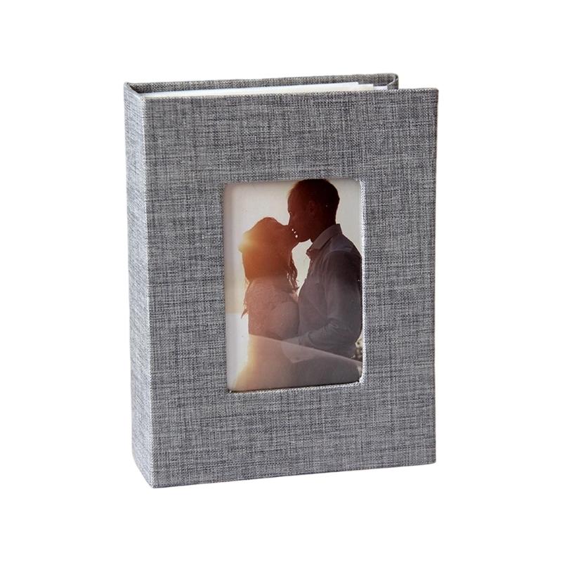 Photo Album 4x6 with 100 Pocket Fabric Linen Cover Photo Book Slip-in Picture Albums for Baby Wedding Family Mother Day