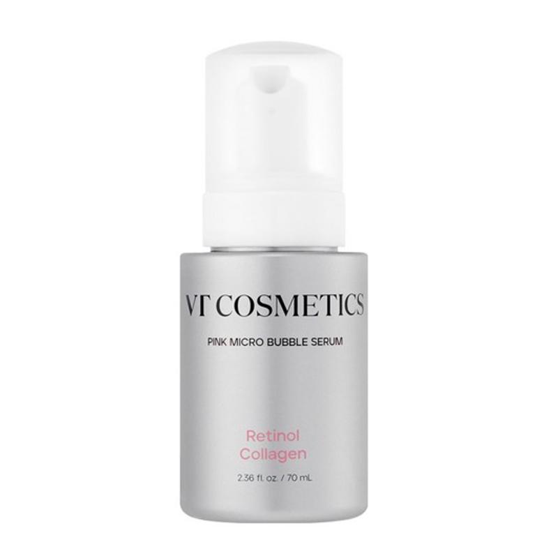 VT Cosmetics Retinol Collagen Pink Micro Bubble Serum – Firming & Elasticity Care Serum (70 ml)