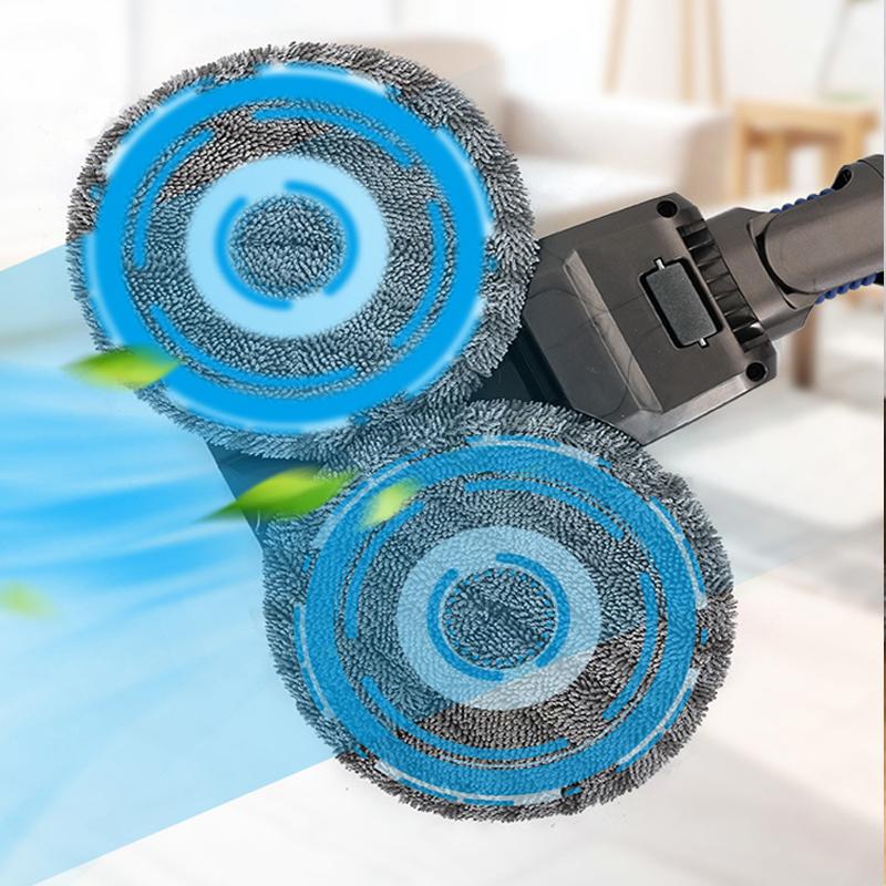 Electric Mopping Vacuum Brush and Cleaner Cleaning Cloth for Dyson  V11 V7 V8 V10 V15 Replaceable Parts with Water Tank