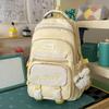 Schoolbag Mori ins high-value, simple and fashionable large-capacity schoolbag, junior high school student backpack, travel backpack