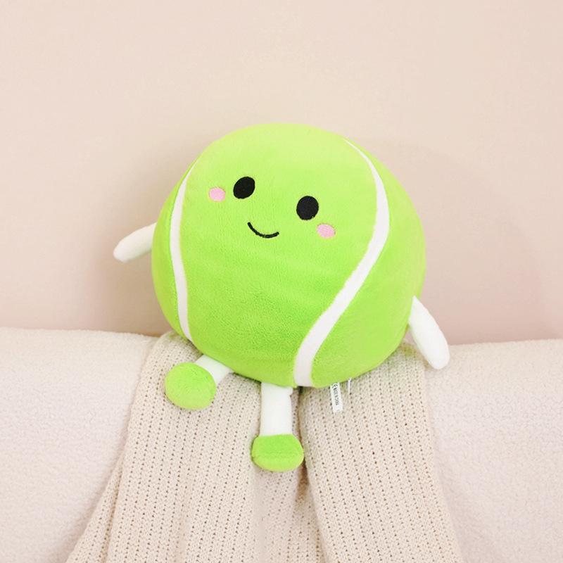 New Cute Large Green Tennis Doll Simulated Ball Plush Toy Dolls Children's Men and Women's Gift Dolls