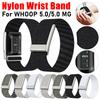 Nylon Fitness Band Breathable Adjustable Replacement Strap Protector Soft Sports Wristband for Whoop 5.0 Life MG/One Peak