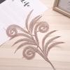 Wedding Home Glitter Glitter Leaves Christmas Tree Decor Artificial Flower Christmas Decorations