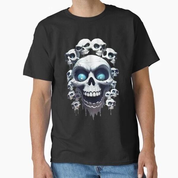 3d Laughing Skulls Classic Tshirt Made In Usaaus Tshirt S2xl S