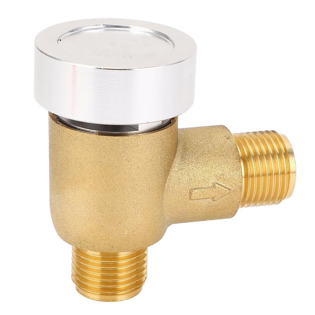 RV Zawór zwrotny odpowietrzający 571VACCHKA 12 cali gwint NPT męski mosiężny zawór zwrotny do spłuczki