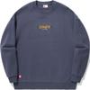Li Ning Skateboard Series Comfortable Casual Loose Letter Print Pattern Round Neck Pullover Sweatshirt Unisex Sweatshirt Mushan-Blue AWDUB53-4