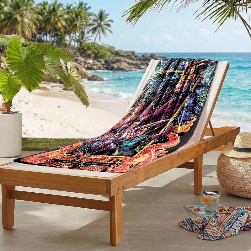 Big Trouble Little China Fashion Beach Towel: Ideal for Summer Adventures Soft, absorbent and quick drying suitable for swimming and bathing