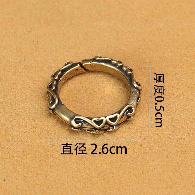 

Латунное кольцо для ключей Tangcao кольцо для ключей открытое кольцо ретро чисто медное кольцо для ключей автомобильный брелок соединительное кольцо аксессуары