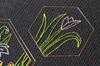 Cross Stitch Kit Abris Art Plants On a Black Background