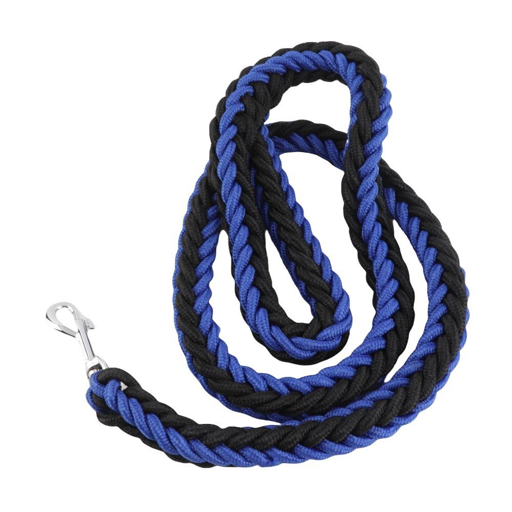 8-strand Woven Dog Slip Lead Adjustable Loop Dog Leash Pet Rope Medium Large Dogs