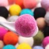 Round Wool Felt Balls for Girls, Pom Poms, Party Supplies, Wedding Decoration, DIY Accessories, 30mm, 10 Pcs