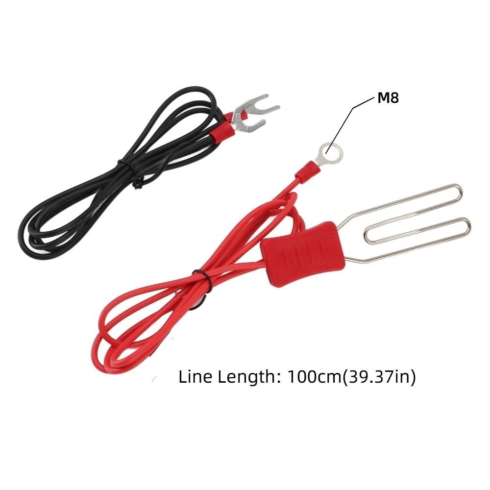 Easy Install Electric Fence Tape Connector Red and Black Electric Tape Connector