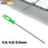 1 buc 4.0/4.8/5.5mm Rotund Oțel Carbonic Ridicat Ascuțire Drujbă Fierăstrău Lanț Fișiere Ascuțitor Mâner Plastic Unelte de Mână Accesorii
