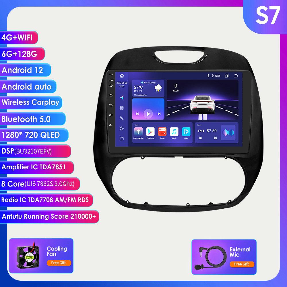 

8G + 128G Carplay 4G-LTE 2din Android Авторадио для Renault Kaptur Captur 2016-2019 Автомобильный мультимедиа Стерео GPS Navi Аудио Видео BT SWC Интеллектуальный экран S7 8Core 6G 128G