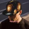 Unisex Flat Brim Baseball Cap Featuring Space Galaxy Planets, Ideal For Hip Hop Streetwear, Skateboarding, Dancing, And Outdoor