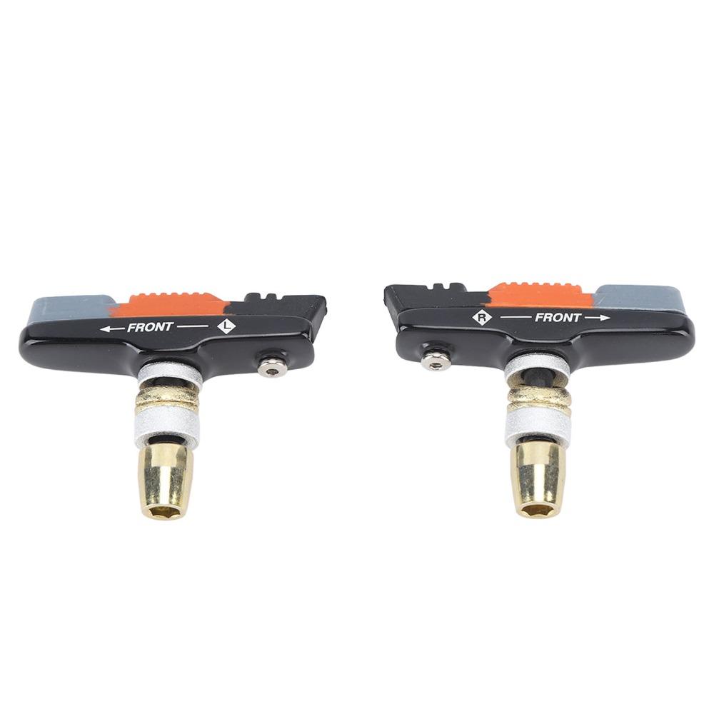 1 Pair Quiet Braking Bike V Brake Pads Grooved Surface Mountain Bike Brake Pads  Bike Repair