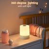 LED Nachttischlampe dimmbar USB-Laden Schreibtischdekoration Nachtlicht Schlafzimmer Wohnzimmer Touch Lesen
