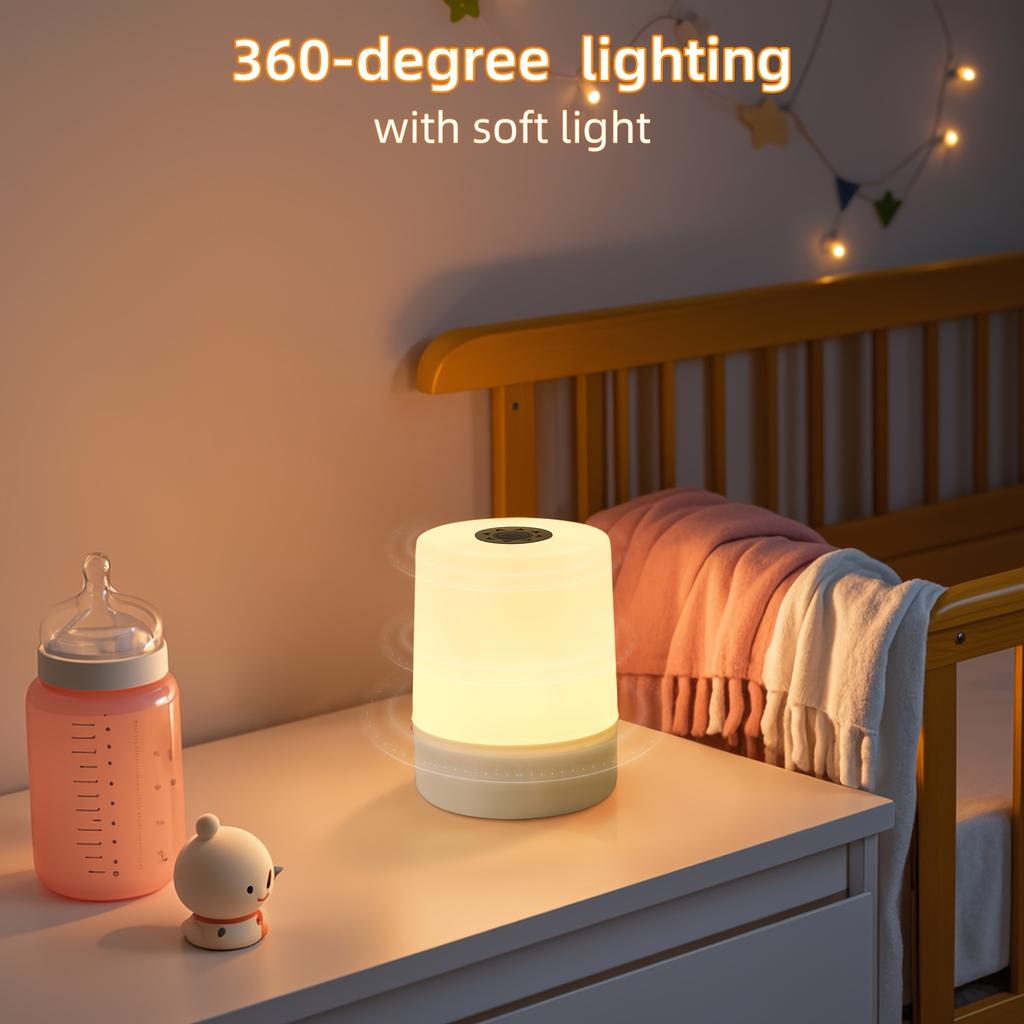 LED Nachttischlampe dimmbar USB-Laden Schreibtischdekoration Nachtlicht Schlafzimmer Wohnzimmer Touch Lesen