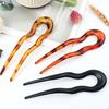 Acetate Hair Fork Geometric Design Hair Sticks Fashion Hair Bun  for Women Girls