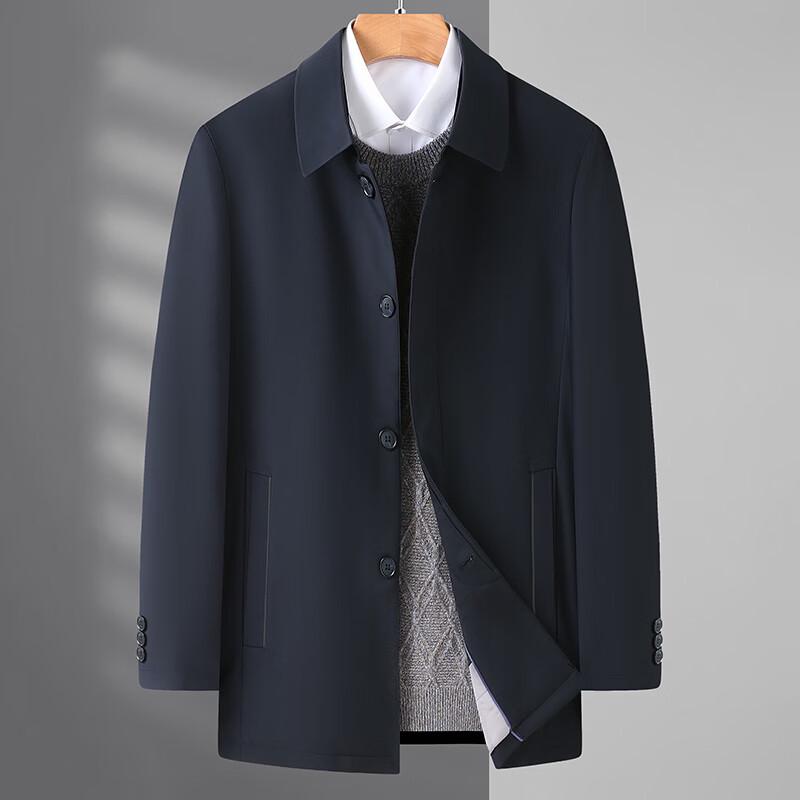 

Men s Plus Size Padded Mid-Length Business Casual Jacket 205