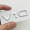 3D ABS Logo V10 W12 pro auto Zadní znak na kufr Boční nálepky na blatník Pro Audi A6 A8 Q8 Q7 SQ7 SQ8 S7 S8 Autopříslušenství