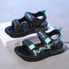 Offene Sandalen für Jungen mit Verschluss Leichte Strandschuhe Kinder Alter 4-16