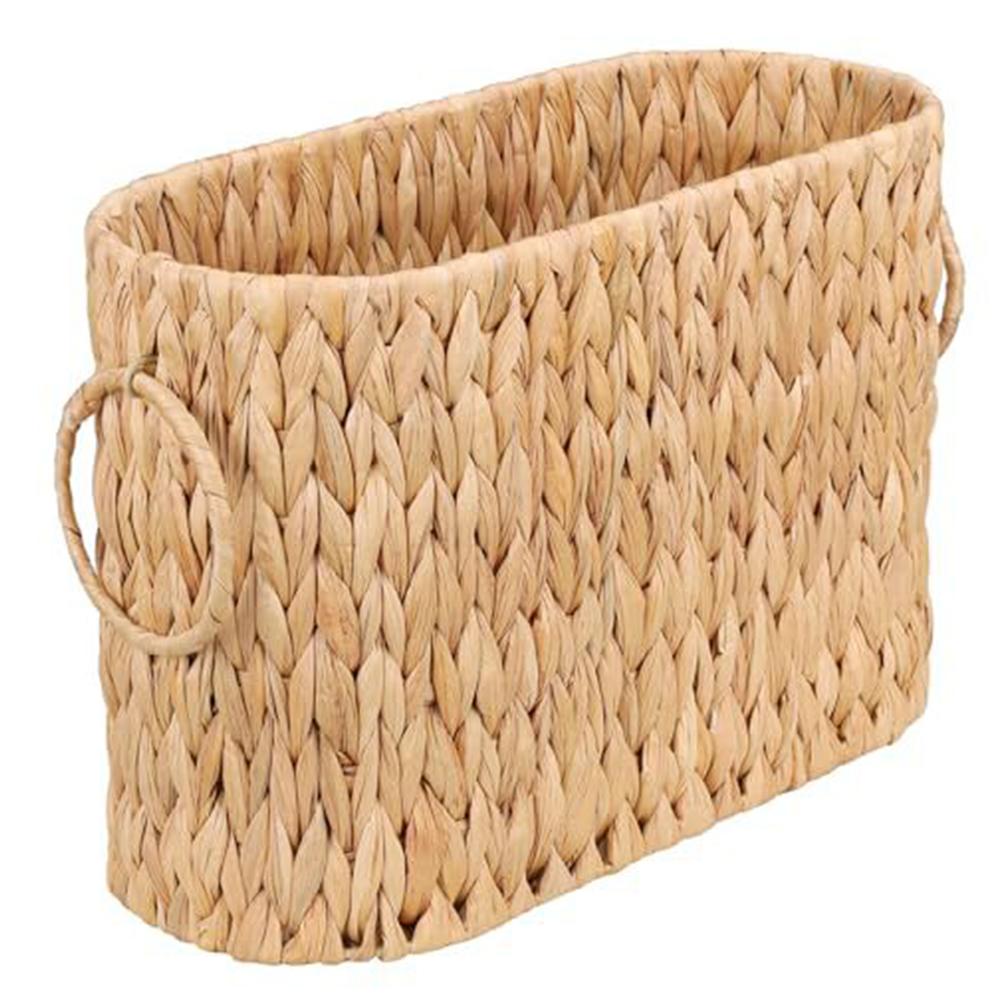 

Toilet Paper Storage Basket Wear Resist Dirty Clothes Standing Basket Toilet Roll Storage Organizer for Home Closet Countertop жовтий
