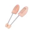 2Pcs Wood Anti Deformation Anti Wrinkle Women Men Shoe Tree   with Spring Column(35 36)