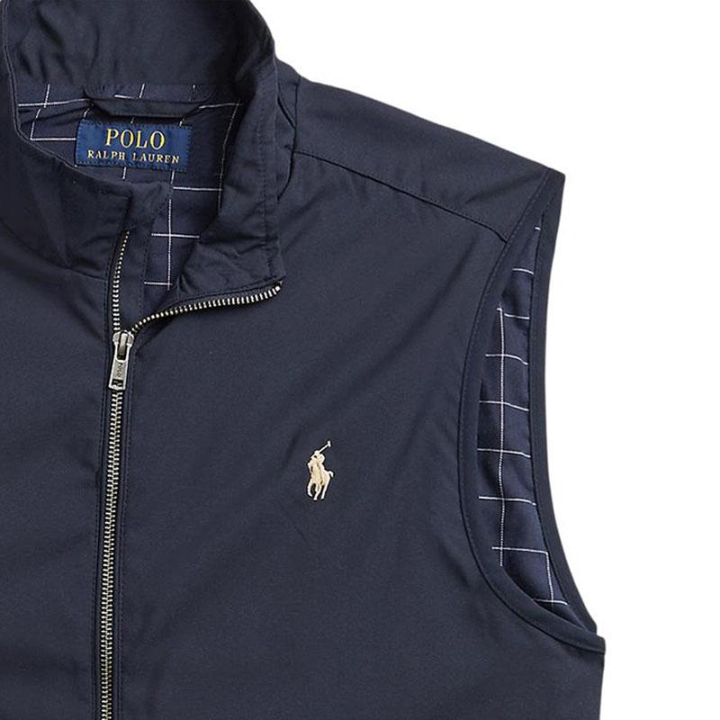 Polo Ralph Lauren Einfarbiges Twill Stehkragen Weste Herrenwesten MNPOOTW1N220024-410