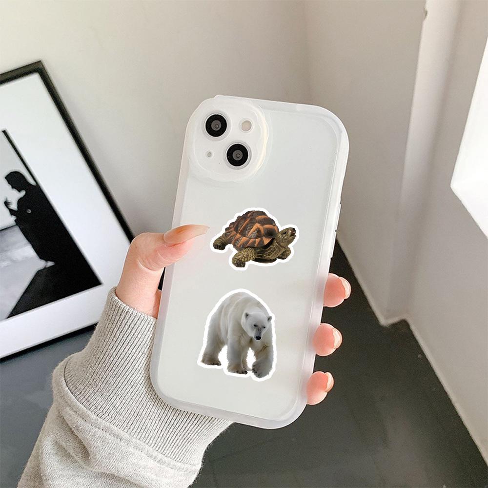 50 Realistic Animal Graffiti Waterproof Stickers for Luggage, Computers, Skateboards, and Notebooks.
