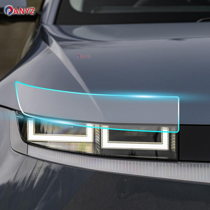 TPU Original Auto Karosserie Aufkleber Kollisionsschutz Transparente Schutzfolie Für Hyundai IONIQ 5 -23 Scheinwerfer Rückspiegel