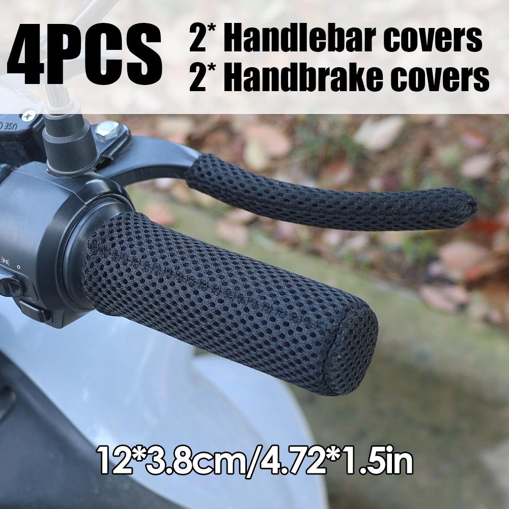 

Летний чехол для ручки электромобиля, скутера, трехколесного велосипеда, велосипеда, солнцезащитный крем Ice Silk, противоскользящий, дышащий, эластичный чехол для ручки