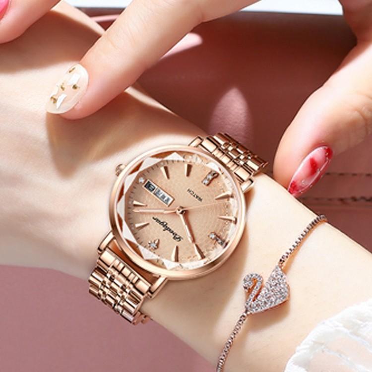 Imported Waterproof Luminous Women'S Watch Female Calendar Student Simple Famous Brand Automatic Mechanical Watch